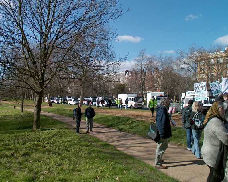 Stop the War demonstration, London 2 March 2002