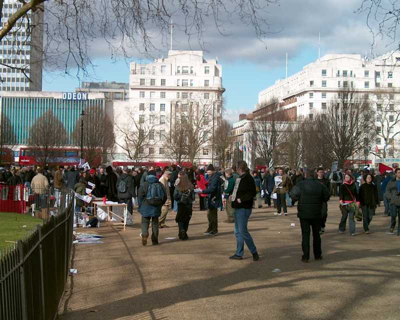 Stop the War demonstration, London 2 March 2002