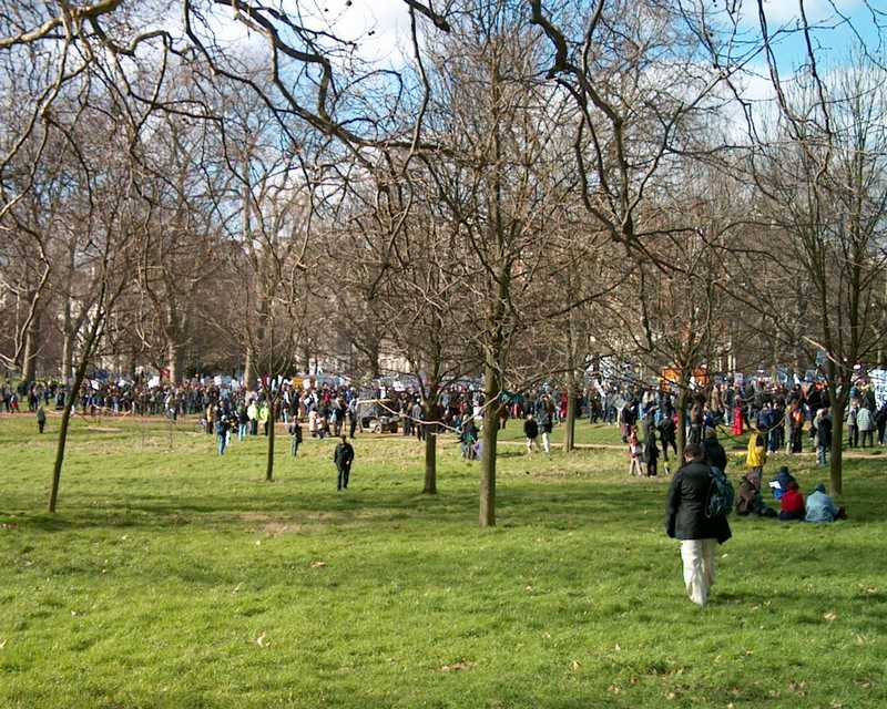 Stop the War demonstration, London 2 March 2002