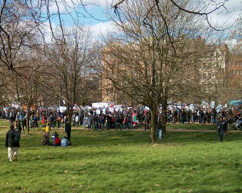 Stop the War demonstration, London 2 March 2002