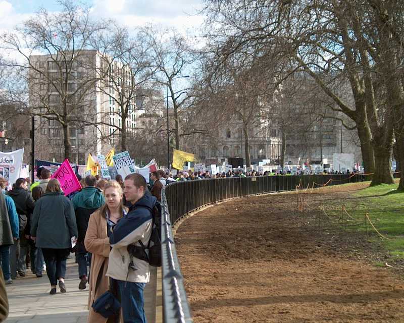 Stop the War demonstration, London 2 March 2002