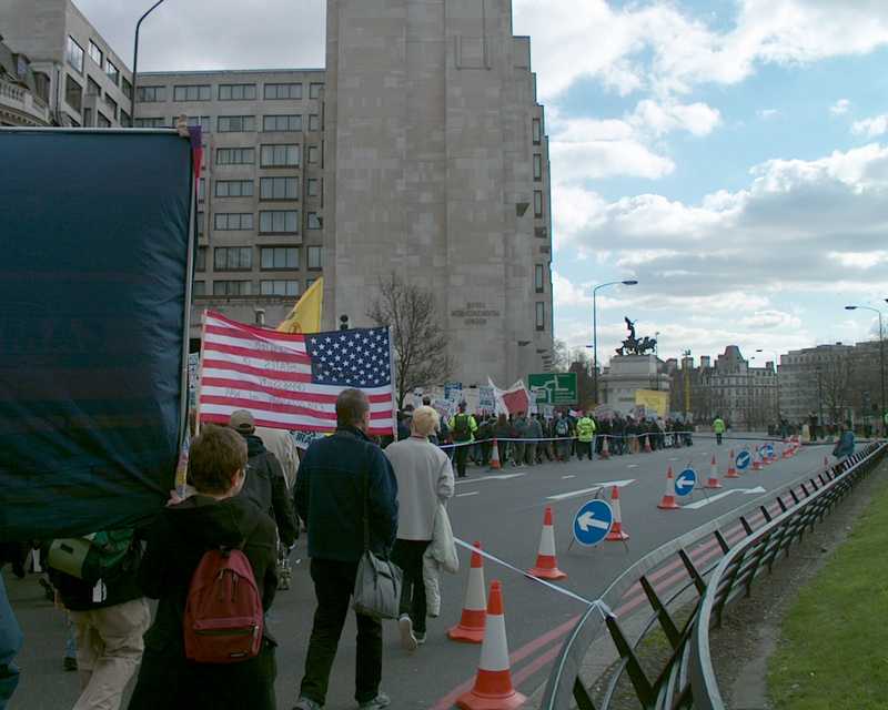 Stop the War demonstration, London 2 March 2002