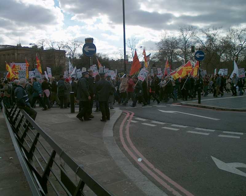 Stop the War demonstration, London 2 March 2002