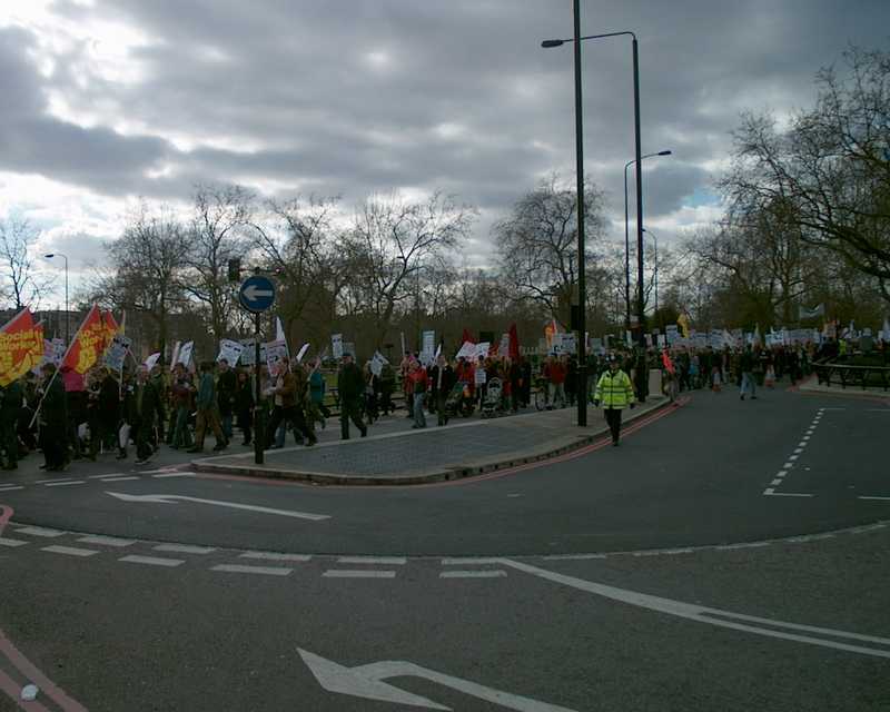 Stop the War demonstration, London 2 March 2002