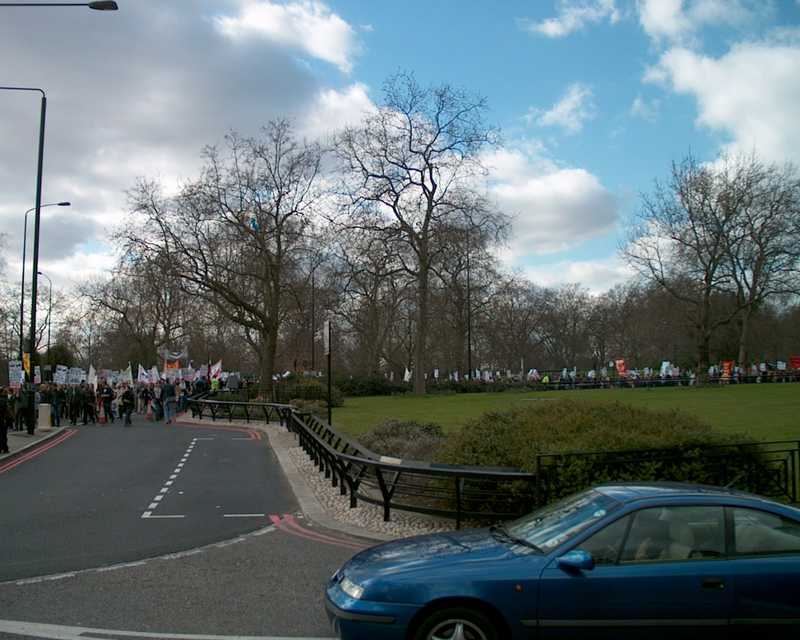 Stop the War demonstration, London 2 March 2002