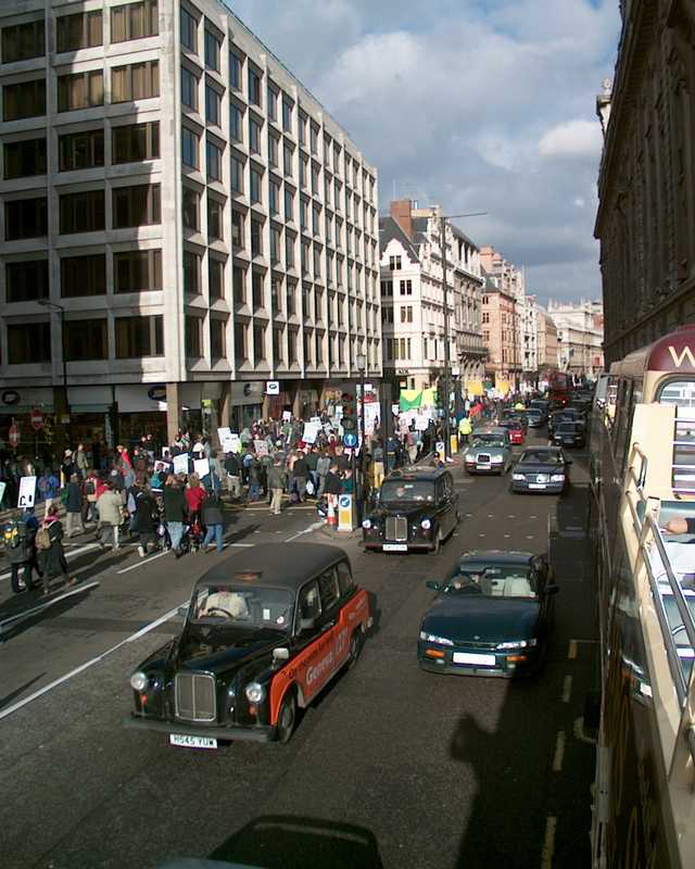 Stop the War demonstration, London 2 March 2002