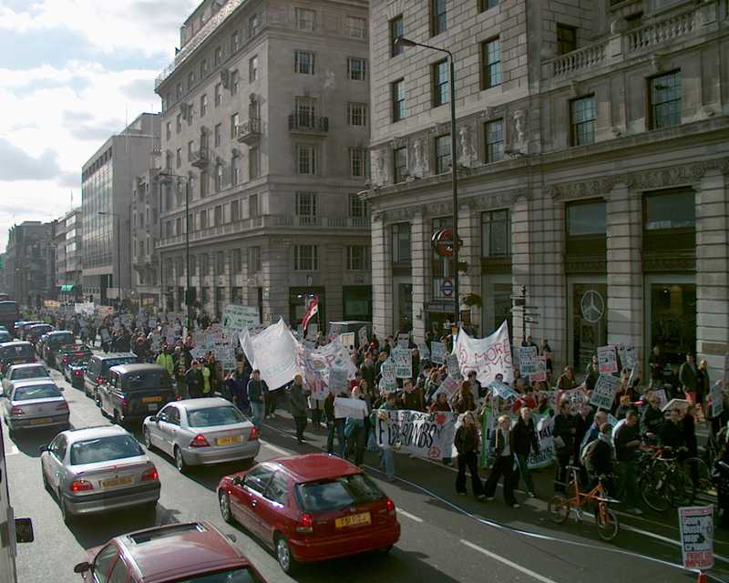 Stop the War demonstration, London 2 March 2002
