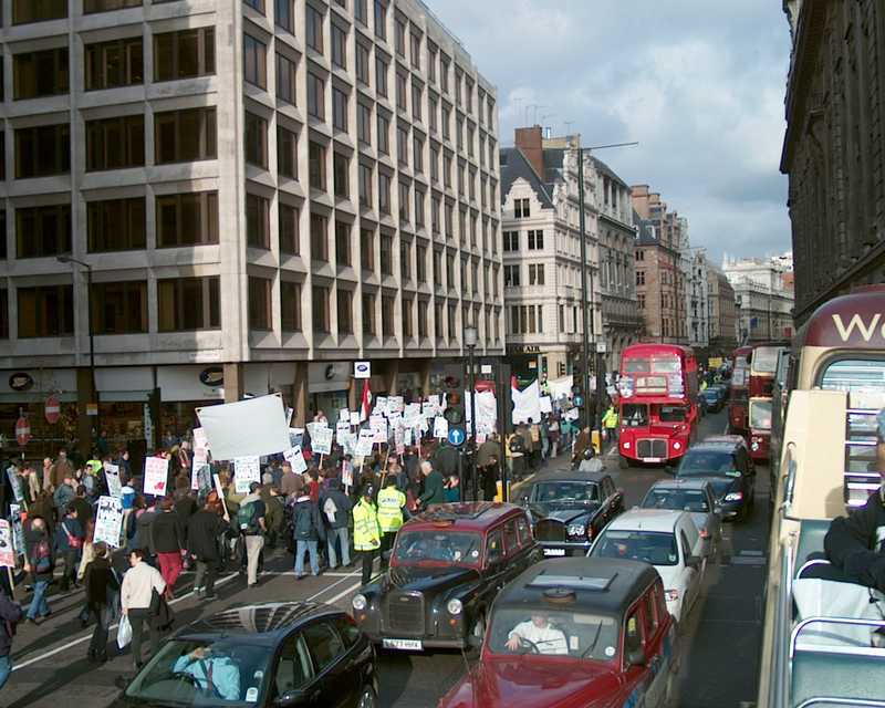 Stop the War demonstration, London 2 March 2002
