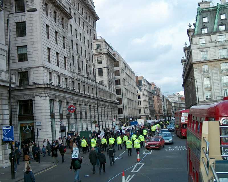 Stop the War demonstration, London 2 March 2002