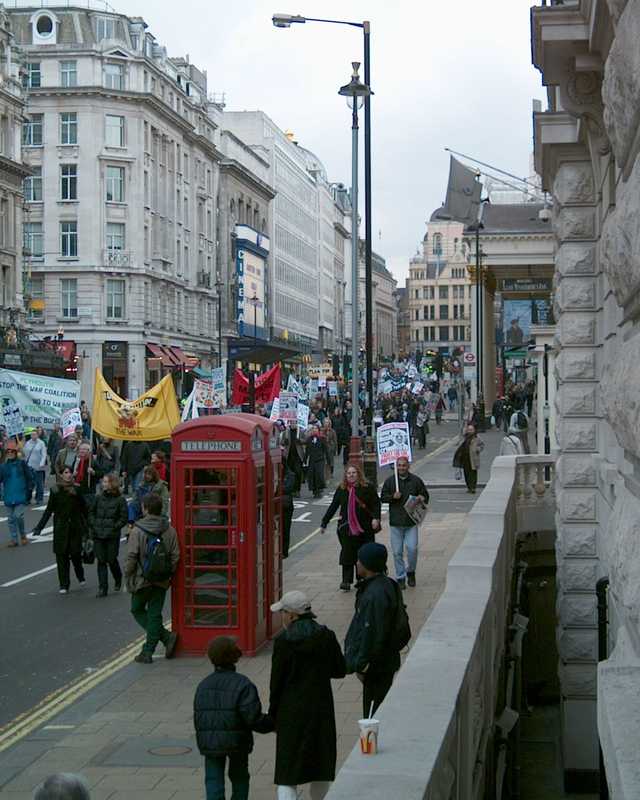 Stop the War demonstration, London 2 March 2002