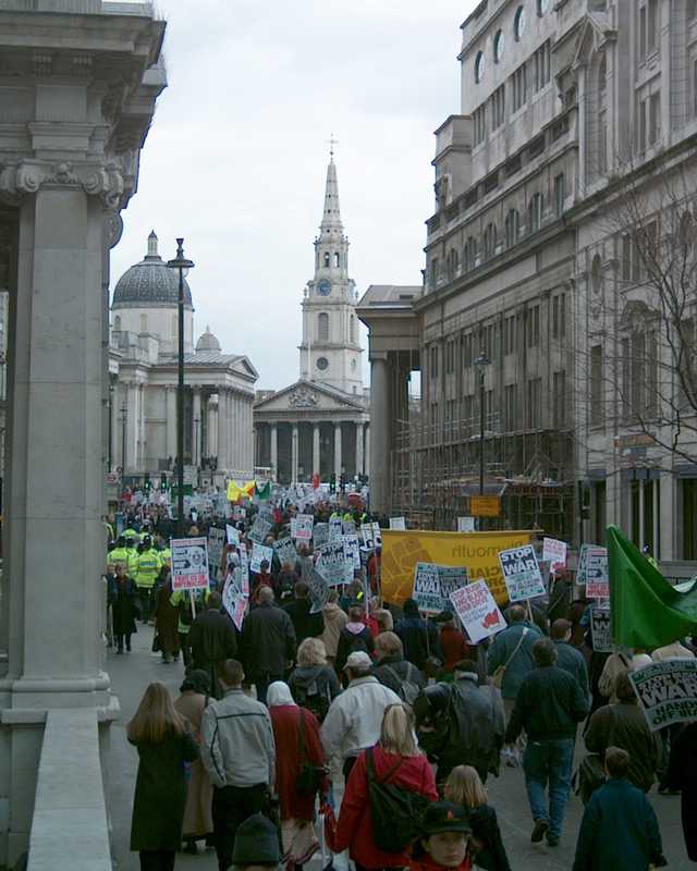 Stop the War demonstration, London 2 March 2002
