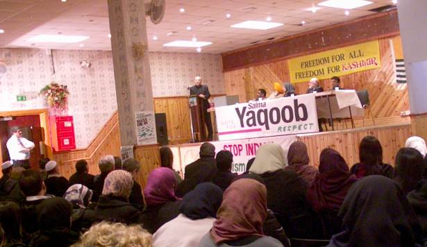 George Galloway, RESPECT election campaign, Birmingham, 5 February 2005