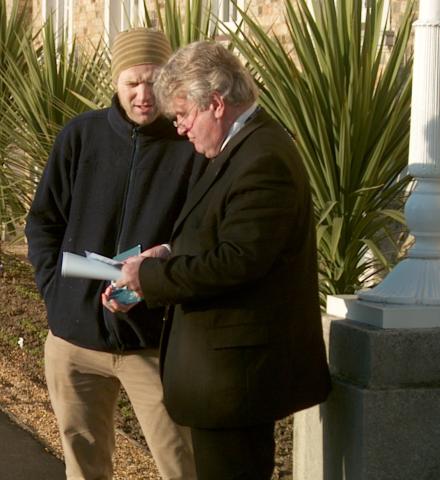 13 Dec 2005, outside Shire Hall, Castle Hill, Cambridge, CB3 OAP