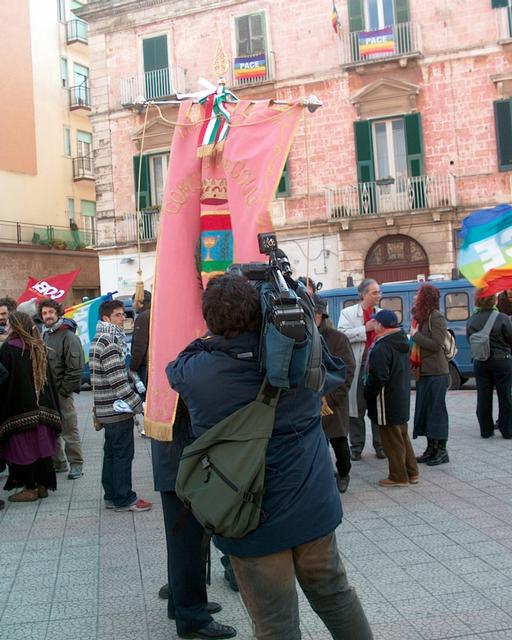 2/64 Iraq war demonstration Gioia del Colle, Italy, 5 April 2003