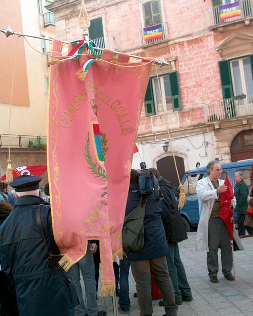 3/64 Iraq war demonstration Gioia del Colle, Italy, 5 April 2003