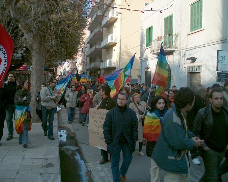 34/64 Iraq war demonstration Gioia del Colle, Italy, 5 April 2003