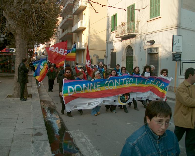 36/64 Iraq war demonstration Gioia del Colle, Italy, 5 April 2003