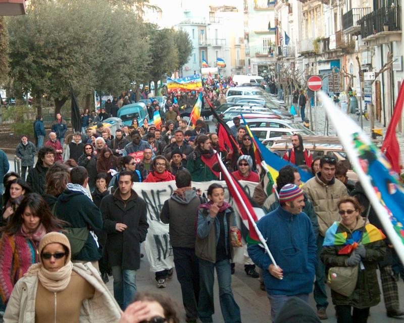 50/64 Iraq war demonstration Gioia del Colle, Italy, 5 April 2003