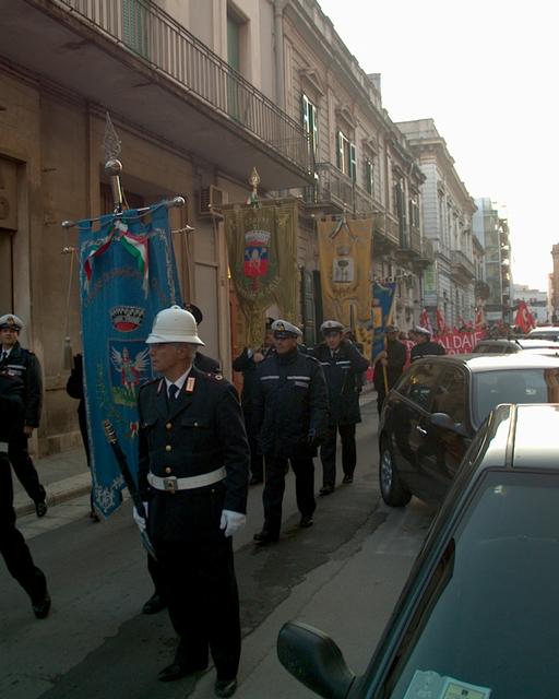 56/64 Iraq war demonstration Gioia del Colle, Italy, 5 April 2003