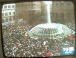 8/12 Iraq war demonstrations on TV in Italy, 21 March 2003