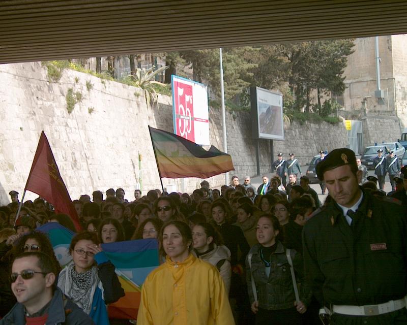 3/12 Women's march for peace, Lecce, Italy 8 March 2003