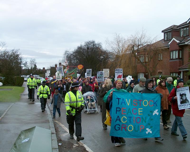 Demonstration at Northwood HQ, 19 Jan 2003 12:12:21