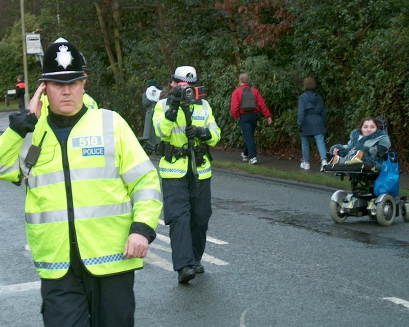 Demonstration at Northwood HQ, 19 Jan 2003 12:32:01