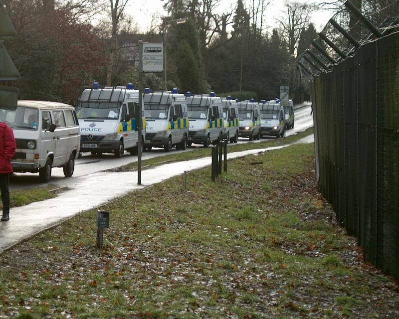 Demonstration at Northwood HQ, 19 Jan 2003 12:38:09