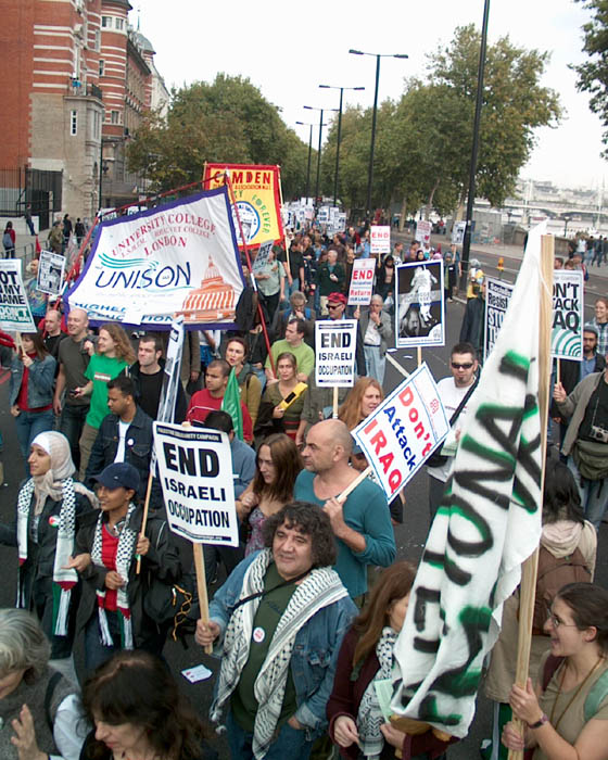 40/82 Iraq war demonstration, London 28 Sep 2002 14:49:09