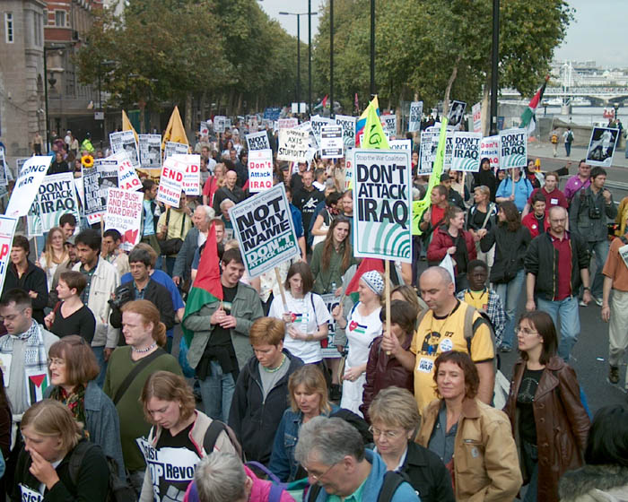 49/82 Iraq war demonstration, London 28 Sep 2002 15:01:00