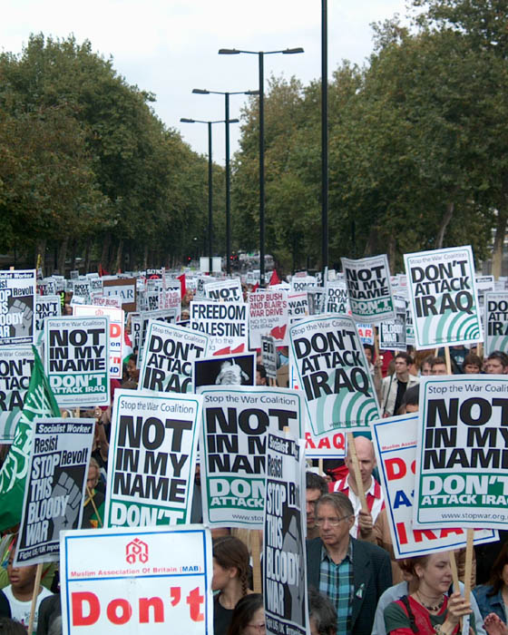 59/82 Iraq war demonstration, London 28 Sep 2002 15:27:00