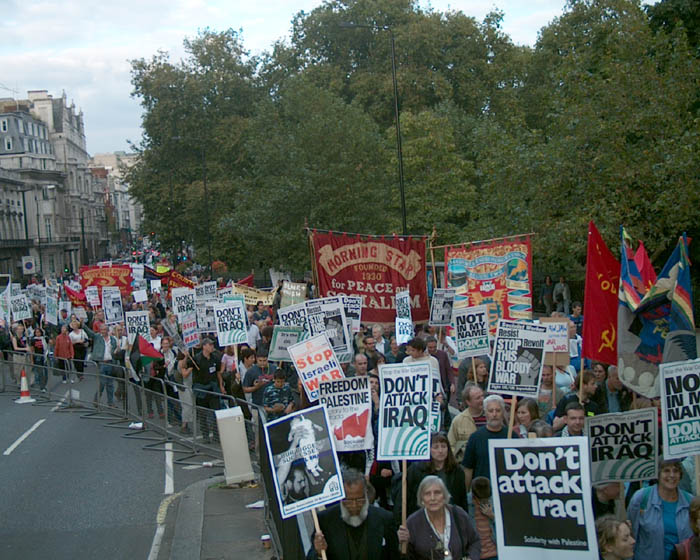 81/82 Iraq war demonstration, London 28 Sep 2002 17:30:37